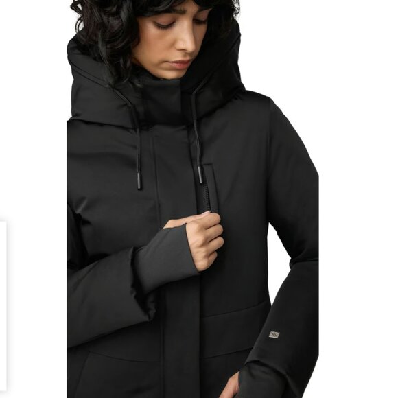 Soia and Kyo Roxann Straight-Fit 750 Fill Down Coat with Hood - Picture 5 of 12